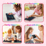TECJOE 10 Inch 2 Pack LCD Writing Tablet, Colorful Doodle Board Drawing Tablet for Kids, No Mess Toddler Travel Learning Toys, Christmas Birthday Gifts for 3 4 5 6 7 8 Year Old Boys Girls Preschooler