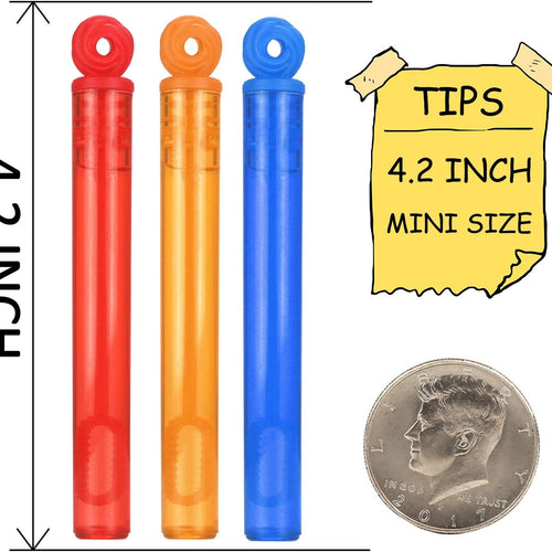 8-color mini bubble wands 32-piece assortment party favors for kids child birthday celebration party supplies reunion fun gift