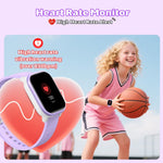 Smart Watch for Kids - No App/Phone Needed, 1.8" IP68 Waterproof, Pedometer, Heart Rate, Sleep Monitor, 12 Puzzle Games