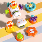 Montessori Sensory Toys for Toddlers 1-3 - Busy Board Cube with Airplane, Car & Travel Activities