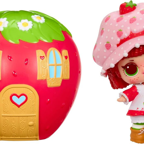 LOL Surprise Loves The World of Strawberry Shortcake Tots with Scented Dolls, Pets, and Transforming Strawberry House Playset – Gift for Kids Ages 4+