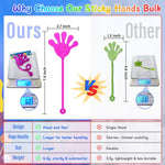 bulk sticky hands 30-pcs party favors for kids 4-8 year classroom prizes student gifts