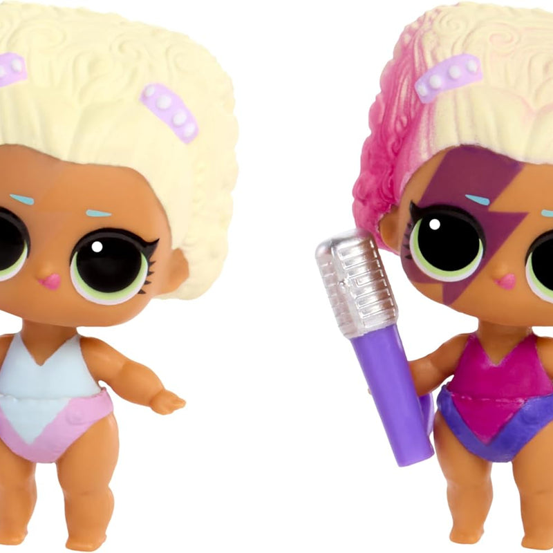 LOL Surprise Eye Spy Series Baby Sisters Dolls with Color Change Feature and Interactive Ball Packaging