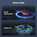 BUSSGO RC Helicopter with 30Mins Flight, 7+1 LED Light Modes, Altitude Hold, RC Toys for Boys and Girls