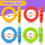 Sensory Toys Fidgets for Kids Adults - 4 Pack Stretchy Fidget Toys Bracelets | Texture & Calming Autism Sensory Toys for Special Needs Autistic Children Classroom Fidgets| Squishy Fidgets Travel Gifts
