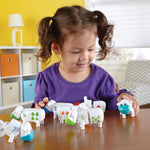 Learning Resources Snap-n-Learn Counting Cows Farm Toy Set for Toddlers, Preschoolers and Pre K Activities