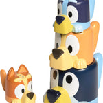 TOMY Toomies Splash & Float Bingo and Bluey Water Toys - 2-in-1 Toddler Bath & Pool Play Set with Pour Cups & Water Wheels