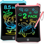 cimetech Toddler Girl Gifts, LCD Writing Tablet, Travel Essentials Toys | Kids Toys for 3 4 5 6 Year Old Boys, 8.5 Inch Drawing Pad Coloring Books 2 Pack, Travel Activities, Birthday Gifts Age 1-3
