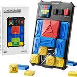 GiiKER Super Slide Puzzle Games, Original 500+ Challenges Brain Teaser Puzzle, Toys for Kids Teens, Travel Games Birthday Gifts STEM Toys for Ages 6+ Boys Girls, Activities for Road Trips
