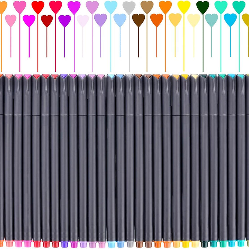 iBayam Journal Planner Fineliner Pens Fine Point 0.38mm, Cute School office | 18 Vibrant Colors, Smooth Writing, Art Markers for Bullet Journaling Note-taking Scrapbooking Calendar, Drawing Sketching Pen