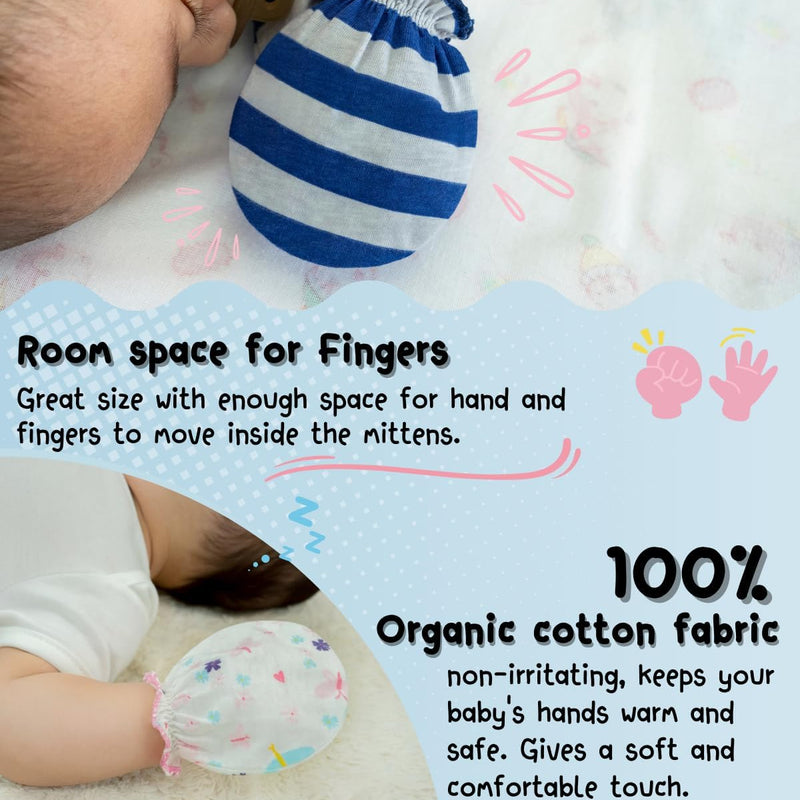 Baby Mittens No Scratch, Newborn Gloves 0-6M, Registry Essential