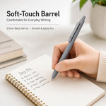 FIOVER Gel Pens, 5pcs 0.5mm Quick Dry Black Ink Fine Point Smooth Writing Pens High-End Series Ballpoint for Office School Supplies(Morandi)