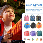 CaCTOUR Lunch Box Kids,Premium Insulated Lunchbox for Girls Boys,Soft Mini Cooler Bag Back to School Thermal Reusable Lunch Bag for Work School Picnic (Blue)