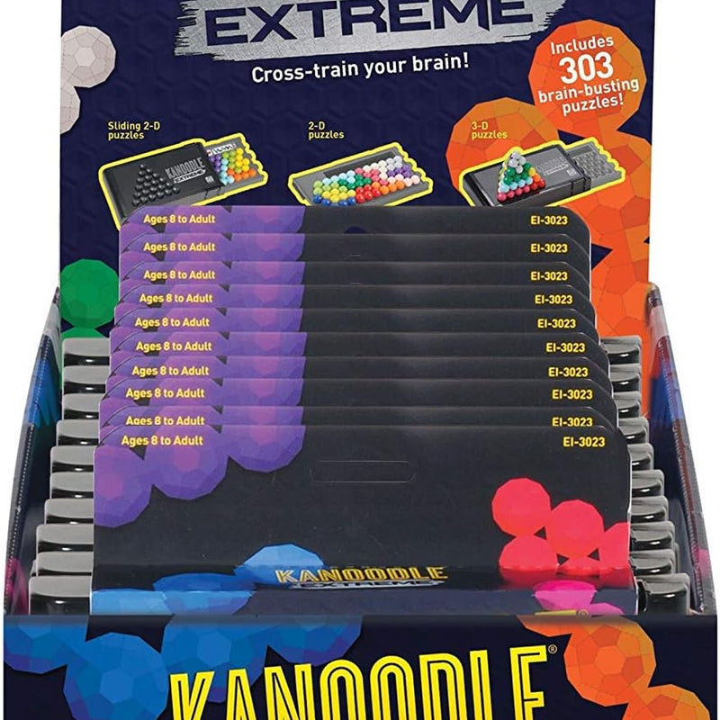 Educational Insights Kanoodle Extreme - 3D Brain Teaser Puzzles for Kids, Spatial Puzzle Games for Adults, Teens and Kids, Problem Solving Toys and Logic Puzzles, Single Player Games