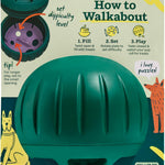 WOOF Walkabout - Enrichment Dog Toys Puzzle and Treat Dispenser - Adjustable Difficulty for Kibble and Treats - Durable Rubber - Easy to Clean - Small