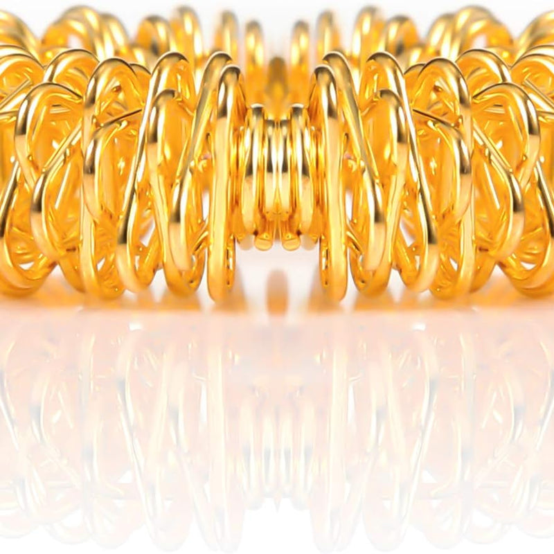 30 Pieces Acupressure Rings Spiky Sensory Rings for Fingers Stress Relief Fidget Sensory Massager for Teens Adults