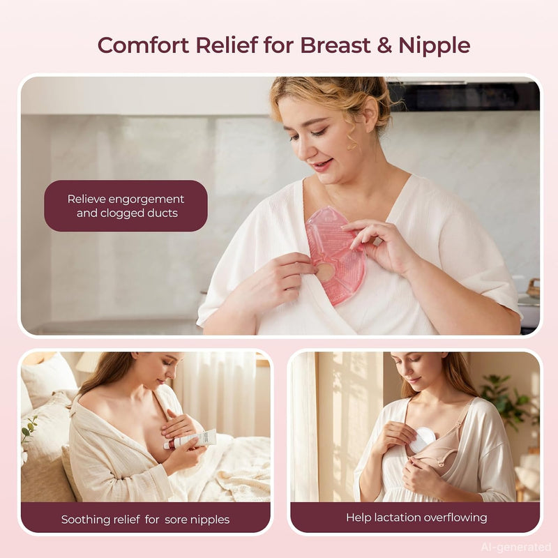 Momcozy 73PC Breastfeeding Essentials Kit,New Moms Postpartum Essentials | Hospital Bag Must-Haves, with Nursing Pads, Hot & Cold Breast Pads, Nipple Cream, Colostrum Collectors, Milk Storage Bags