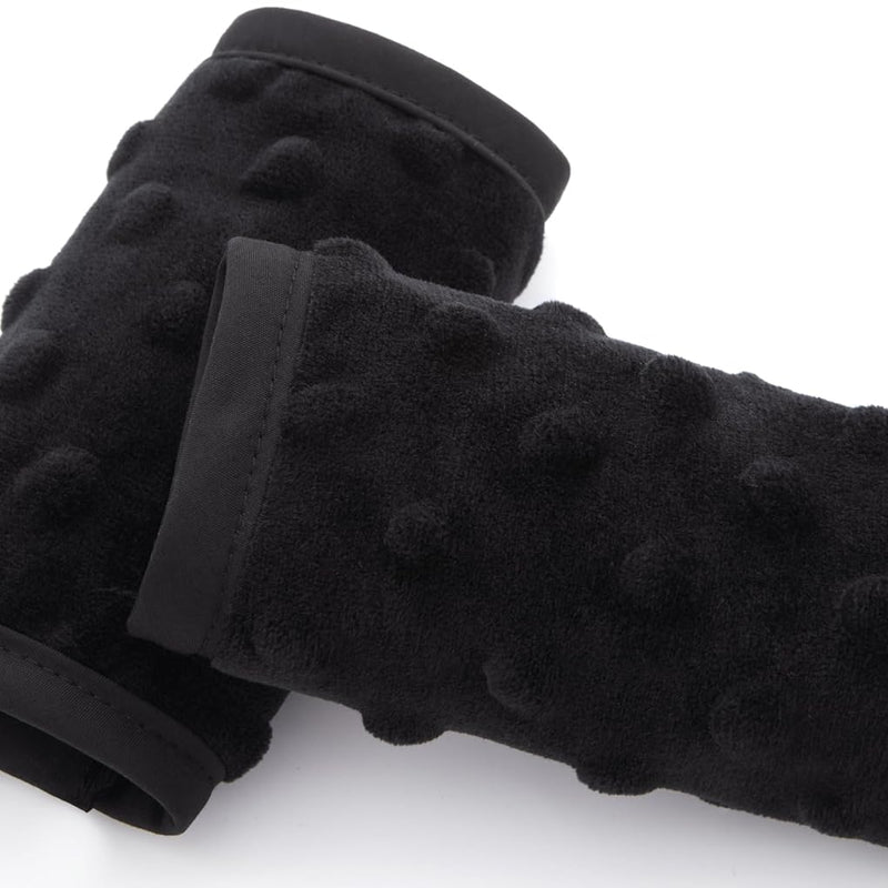 Pro Goleem Car Seat Strap Covers for Babies Soft Car Seat Strap Shoulder Pads for All Car Seats, Stroller, Pushcar, Black