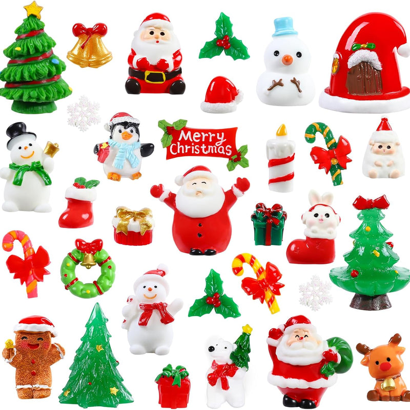 DIYDEC 60PCS Luminous Mini Resin Animals 60 Styles Miniatures Glow in The Dark Tiny Little Figures to Hide Small Duck Figures for Party Favors Bag Fillers Garden Dollhouse Decor