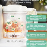 Baby Food Maker with Large Steam Basket Onestep Baby Food Processor Steamer with Steam & Grinding, Auto Cooking Self-Cleaning & Sterili-zing, BPA-Free for Healthy Homemade Baby Food