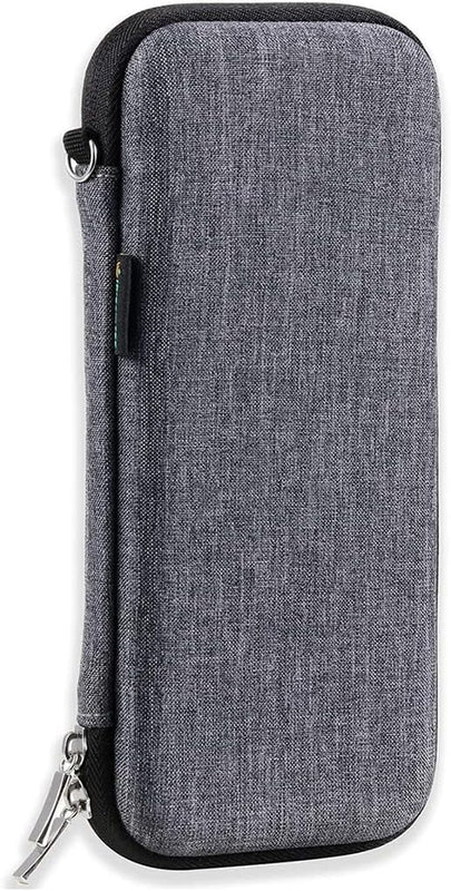 Upgraded Hard Pencil Case Box for Adults,Durable Pen Carrying Case with Zipper-Black