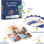 STEM Kits for Kids, Ages 6-12, Robotics Science Experiments, Building Robot Cars, STEM Activities, Educational Toys, Birthday Gifts