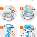 Diaper Genie Essentials Round Refill 8-Pack, Unscented, Fits Complete Pails