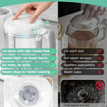Baby Food Maker with Large Steam Basket Onestep Baby Food Processor Steamer with Steam & Grinding, Auto Cooking Self-Cleaning & Sterili-zing, BPA-Free for Healthy Homemade Baby Food