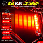 BLITZU USB-C Rechargeable Bike Tail Light 2 Pack Bright Bicycle Rear Cycling Safety Flashlight