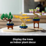 Lego botanicals mini bonsai trees building set, artificial bonsai tree blocks for adults, diy home decor, gift for birthdays