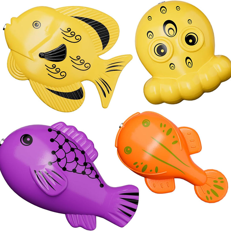 Magnetic Fishing Pool Toys Game for Kids Toddlers, Water Table Bathtub Toy with Pole Rod Net Plastic Floating Fish, Water Bath Pool Outdoor Toys for Kids Toddlers Baby Age 3 4 5 6 Year Old