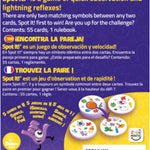 Asmodee Spot It! Classic Card Game 5-in-1 Pocket Eco Edition for quick reflexes and family fun