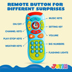 JOYIN Baby Learning Phone and Remote Toy for Toddler, Fun Smartphone Toys with Music for Infants, Boys or Girls, Holiday Stocking Stuffers, Kids Birthday Gift