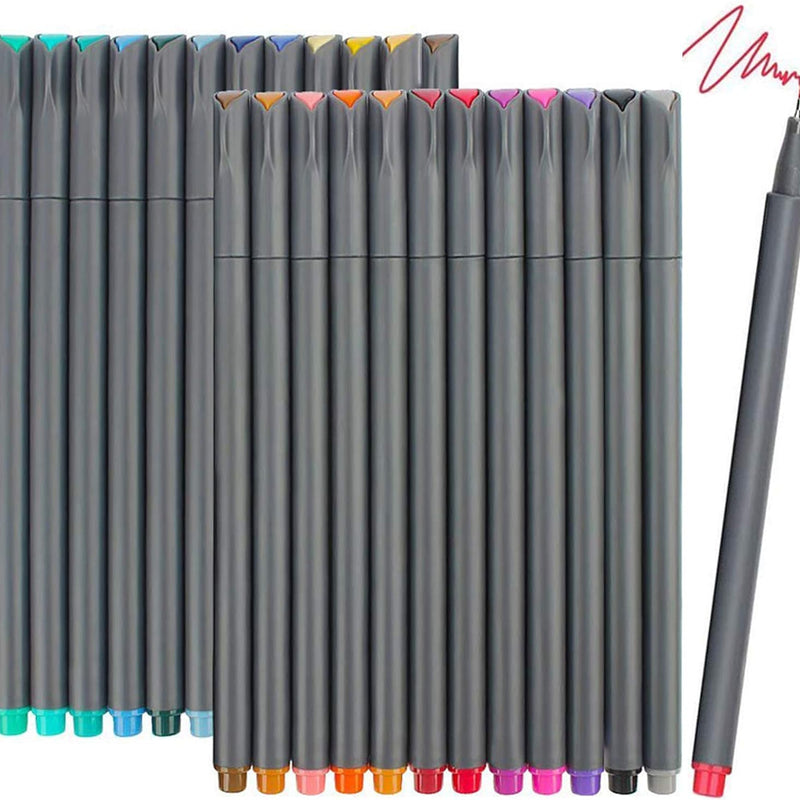 iBayam Journal Planner Fineliner Pens Fine Point 0.38mm, Cute School office | 18 Vibrant Colors, Smooth Writing, Art Markers for Bullet Journaling Note-taking Scrapbooking Calendar, Drawing Sketching Pen