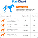 American Kennel Club Male Dog Wrap, Disposable Diapers with Wetness Indicator, Medium, 50 Count