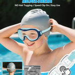 Aegend 2 Pack Swim goggles for Kids 3-15, Anti-Fog Anti-UV Wide Vision Waterproof, No leak Swimming goggles for Boys Girls