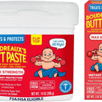 Boudreaux’s Butt Paste Maximum Strength Diaper Rash Cream, 2oz & 14oz | Diaper Cream for Baby, Ointment With Zinc Oxide, Fast Relief, Overnight Protection, Moderate to Irritated Diaper Rash