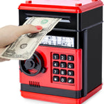 Refasy Piggy Bank Electronic Coin ATM for Kids Age 3-12, Money Savings Box Mini ATM Coin Bank