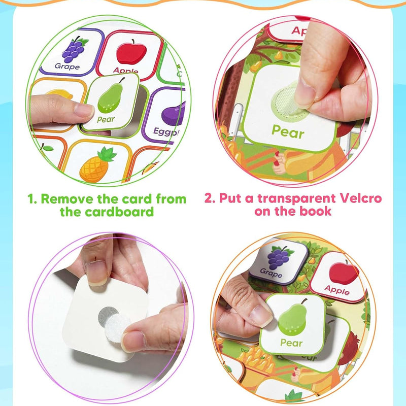 Toddler Busy Book, Montessori Educational Toys for 3 4 5 Year Old Gifts | Learning Toy, Preschool Learning Activities, Tracing Coloring Activity Books for Kids Ages 3-5, Car Airplane Travel Toys