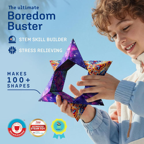 Award-Winning Shashibo Shape Shifting Box with Ultra Strong Magnets for Kids, Teens, and Adults, Perfect Sensory Gift