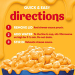 Velveeta Shells and Cheese Mac and Cheese Dinner, 8 Cups, Original, 2.39 oz | for Easy Snacks or Dinner Sides MADE WITH REAL CHEESE