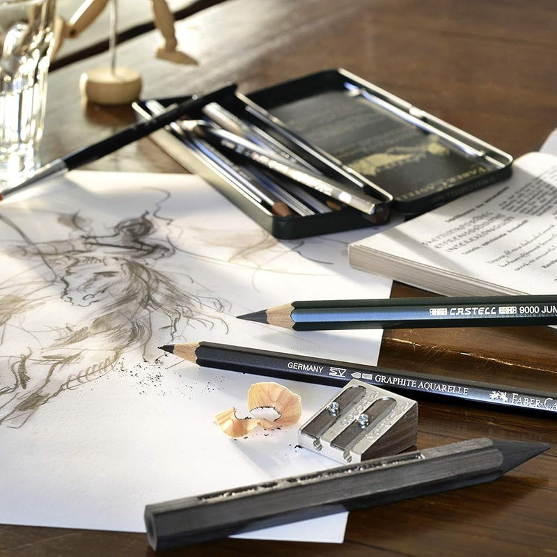 Faber-Castell 9000 Graphite Sketch Pencil Sets Art 8B - 2H set of 12