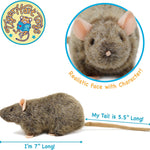 TigerHart Reuben The Rat - 7 Inch Stuffed Animal Plush Mouse