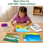 Skillmatics Foil Fun Animals, Foil Art & Craft Kit, Gift for Boys & Girls | Travel Toys, Sticker Activity Kit, Fine Motor Skills, DIY Mess-Free Art, Screen-Free, Gifts for Kids Ages 4, 5, 6, 7, 8, 9