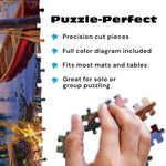 Buffalo Games 1000-piece Canoe Lake Jigsaw Puzzle with Darrell Bush Artwork - Made in USA
