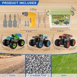Take Apart Monster Truck Toys for Kids 3 4 5 6 7 8 Year Old Boys, STEM Educational Building Toys with Electric Drill & Storage Box Gift Birthday Christmas for Boys Girls Kids Toddlers
