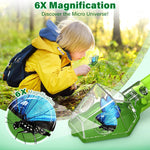 Bug Catcher Kit for Kids,6X Magnifier Glass,STEM Educational Tool,Indoor and Outdoor Toy,Christmas Birthday Gifts