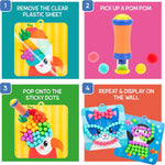 Educational Insights Pom Pom Kit: Animal Dress Up - Arts and Crafts for Kids 4-6, DIY Arts & Crafts Kits, Kids No Mess Activities, Preschool and Kindergarten Crafting Set, Toddler Craft Supplies