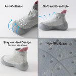 Hstyle Baby Sock Shoes Toddler Boys Walking Shoes Infant Slippers Sneakers | Non-Slip,Soft Rubber Sole,Lightweight,1st Birthday Gifts for Baby Boys Girls