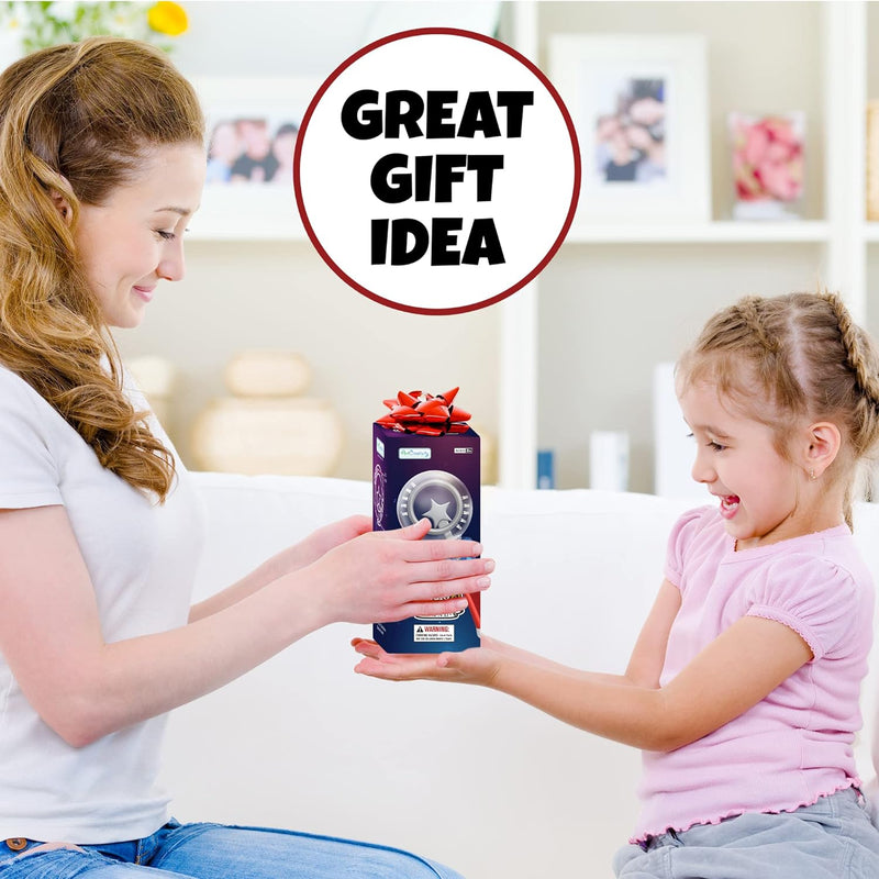ArtCreativity Spinning Light Up Toy Wand – LED Magic Ball for Kids with Autism-Friendly Design and Party Favors